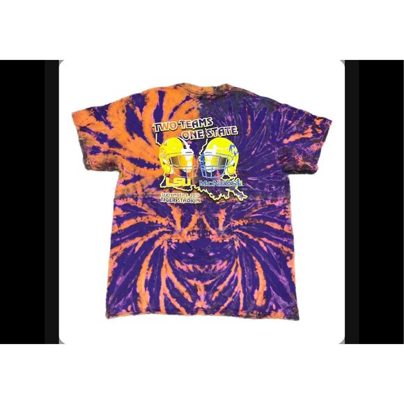 2015 LSU Tigers vs. McNeese State Tie-Dye Tee - Picture 1 of 4
